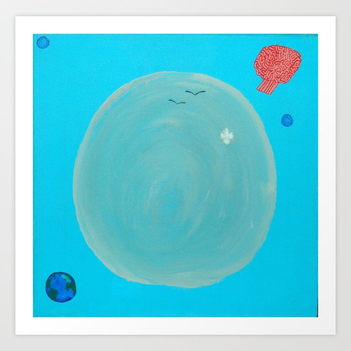 Thought Bubble Art Print