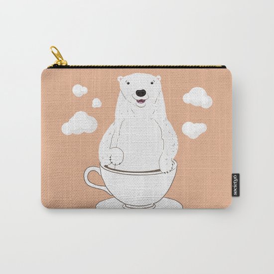 Take a Cup of Bear Carry-All Pouch