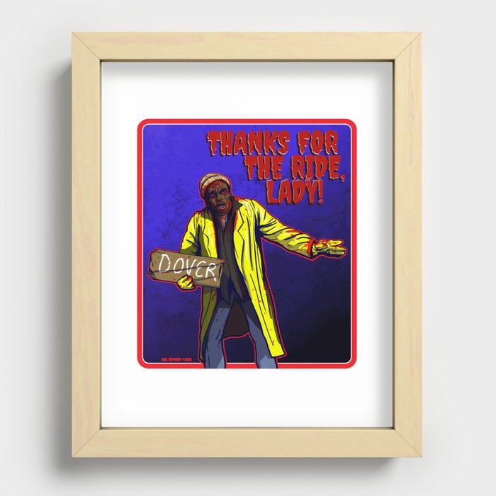 THANKS FOR THE RIDE LADY Recessed Framed Print