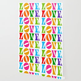 Rainbow LOVE - Groovy Repeat! Wallpaper