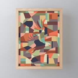 Eagle - Geometric Abstract Framed Mini Art Print
