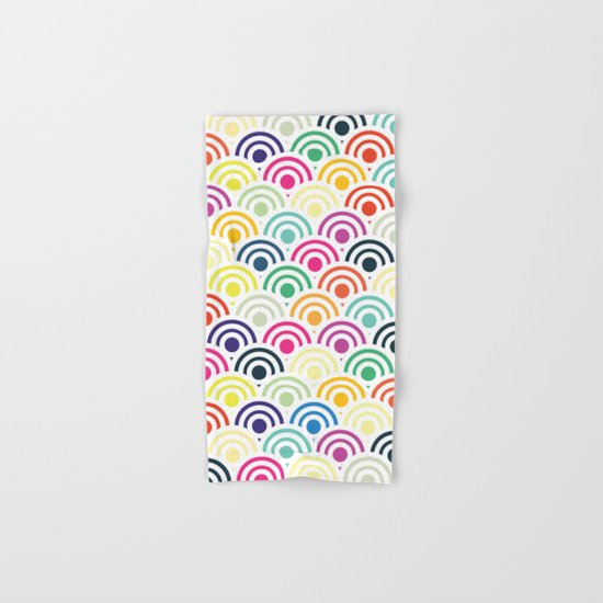 Colorful Circles II Hand & Bath Towel