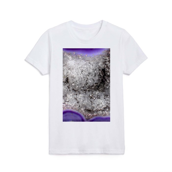 Agate druzy crystals close up Kids T Shirt