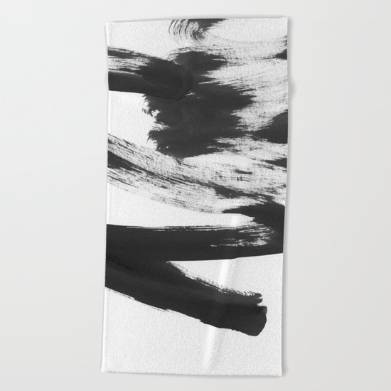 b+w strokes 5 Beach Towel