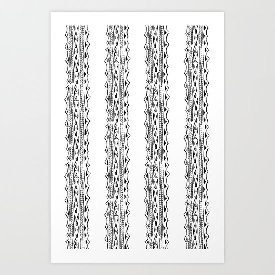 Organic Geometry Art Print