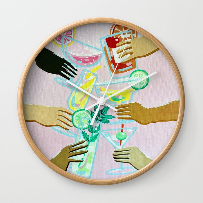 Better With Friends Wall Clock