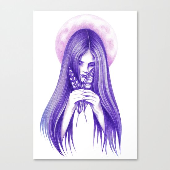 Strawberry Moon Canvas Print
