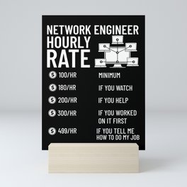 Network Engineer Director Computer Engineering Mini Art Print