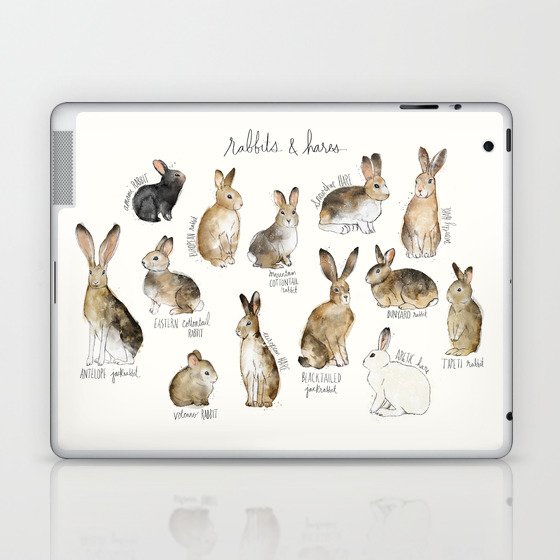 Rabbits & Hares Laptop & iPad Skin