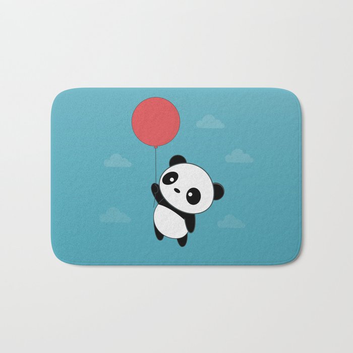 Kawaii Cute Panda Flying Bath Mat