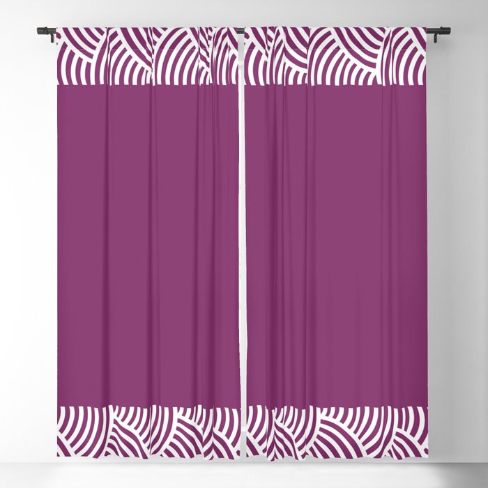 Arch geometric curvature 6 Blackout Curtain