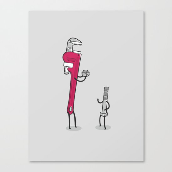 Wrench bully Canvas Print