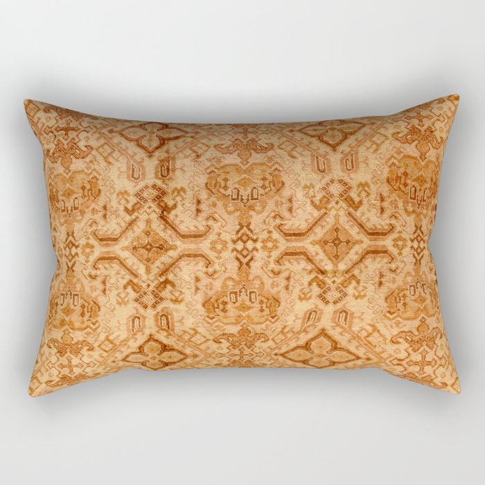 18 x 18 Square Accent Pillow, Printed Unique Quatrefoil Design, Polyester Filler, Brown, Orange, Yellow