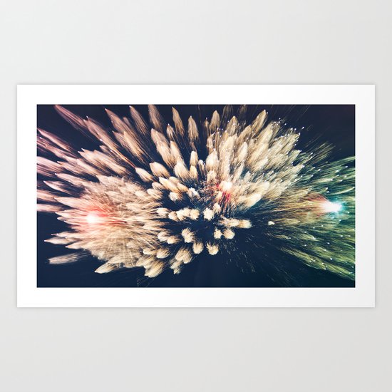 Future lights Art Print
