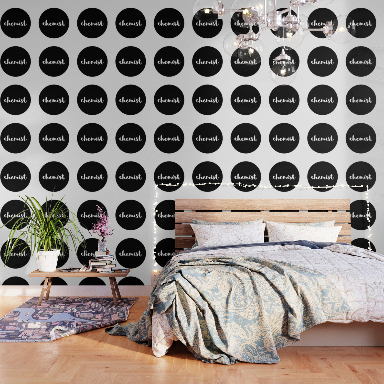 Chemist Wallpaper By Moondoodesign Society6