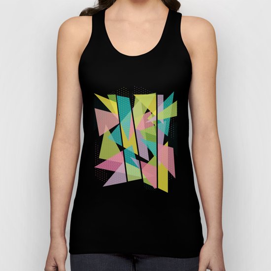 Abstract Geometric Pattern - Sugar Crush Unisex Tank Top