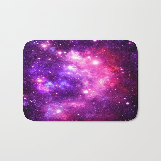 Purple Pink Galaxy Nebula Bath Mat