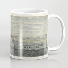 Panorama of Hottentots Holland, Jan Brandes, 1787 Coffee Mug