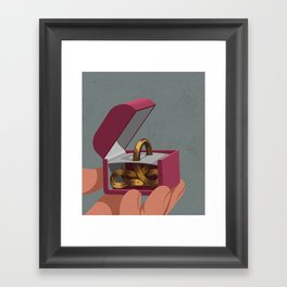 Do you know who you love? Framed Art Print