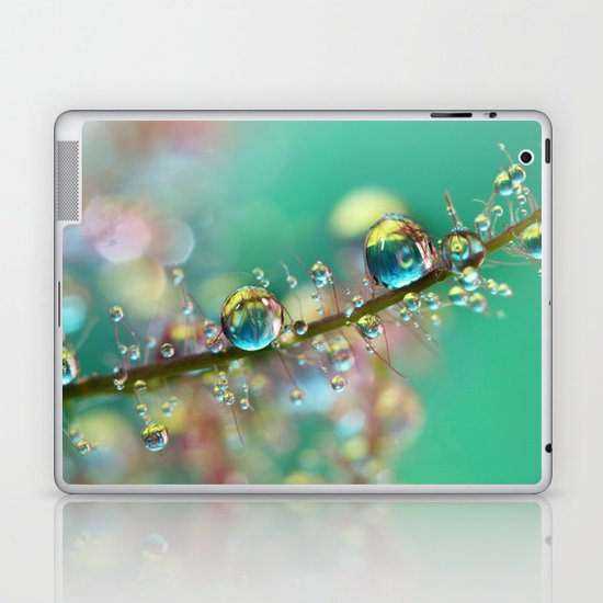 Smokey Rainbow Drops Laptop & iPad Skin