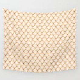 Glam Soft Gold Tufted Pattern Wall Tapestry