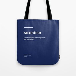 Raconteur - Dictionary Project Tote Bag