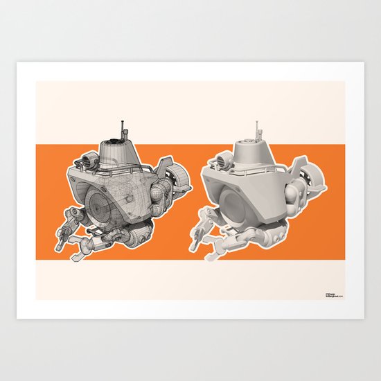 Exporers III - Submarine Art Print