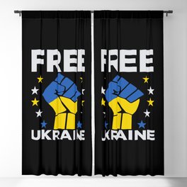 Free Ukraine Stop War Blackout Curtain