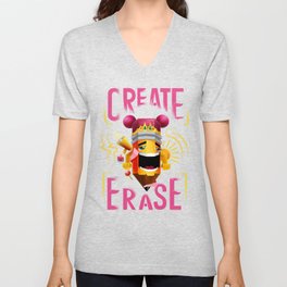 Create | Erase - Summer - iso V Neck T Shirt