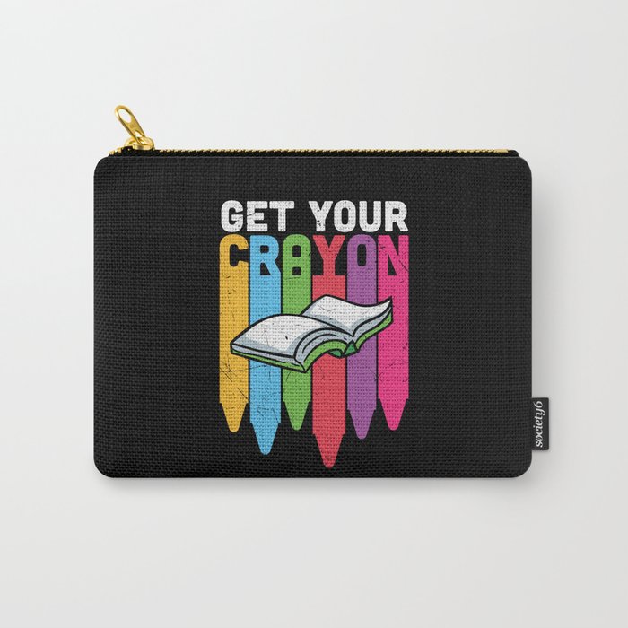 Get Your Crayon Kindergarten Carry-All Pouch