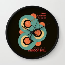 Dragon Ball, japanese print, Toriyama, manga wall art, Son Goku poster Wall Clock