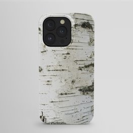 Birch bark pattern iPhone Case