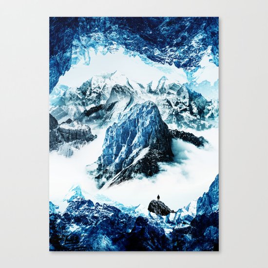 Frozen isolation Canvas Print