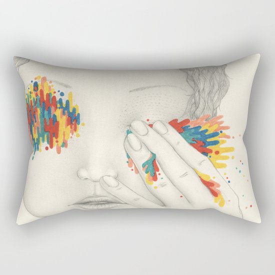 Give Me Your Eyes Rectangular Pillow