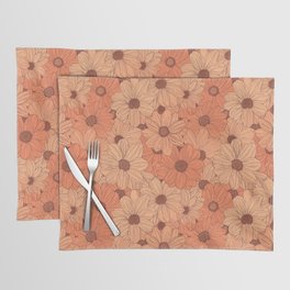 Terracotta flowers Placemat