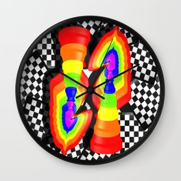 Twisted Knight Wall Clock
