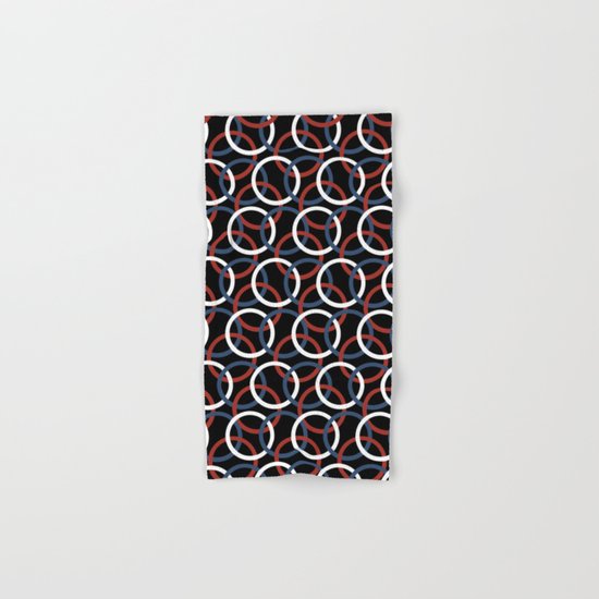 Olympica Black Hand & Bath Towel