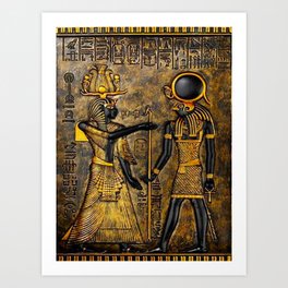 Egyptian Gods Art Print