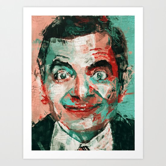 Mr Bean Art Print