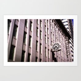 Myer's Clock Art Print