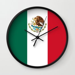 Mexican flag of Mexico Wall Clock