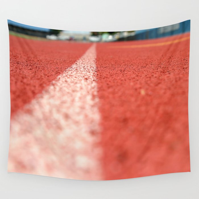 Track Line Wall Tapestry
