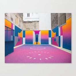 Pigalle basketball court Canvas Print
