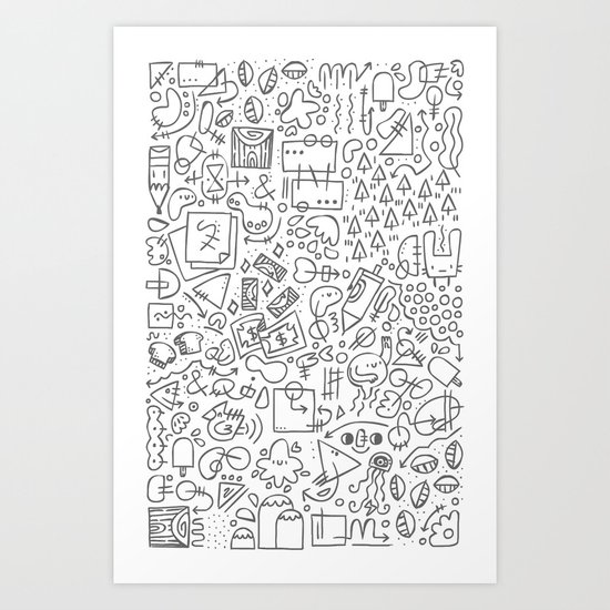 Doodle Do Art Print