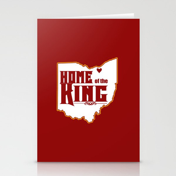 Home of the King (Red) Stationery Cards