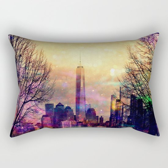 Space Manhattan Rectangular Pillow