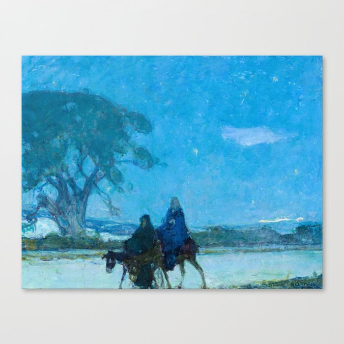 Flight into Egypt, 1907-1912 by Henry Ossawa Tanner Canvas Print
