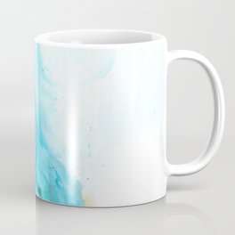 Abstract in Blue and Gold Coffee Mug