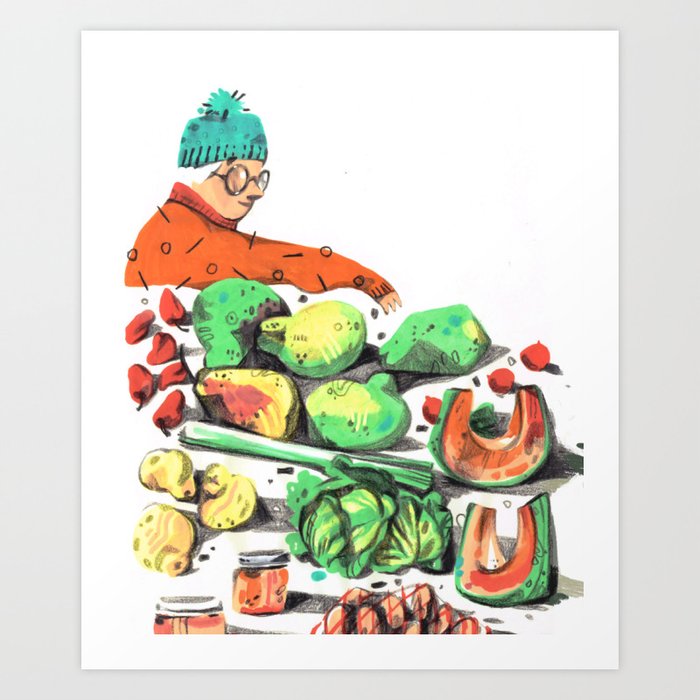 Market 01 Art Print