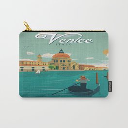 Vintage poster - Venice Carry-All Pouch | Venice, Gondola, Italy, Painting, Venitian, Classic, Vacation, Italian, Fun, Canal 
